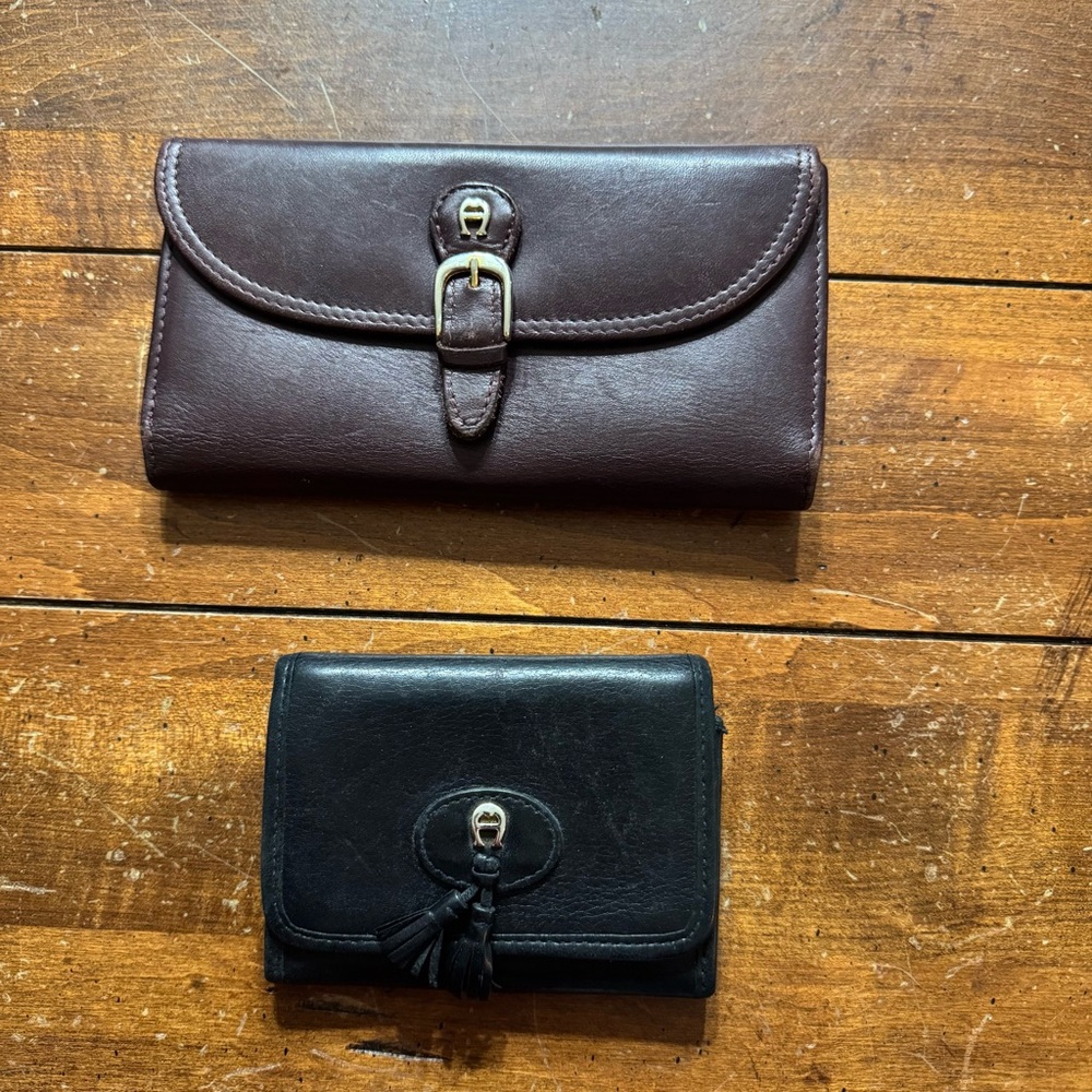 Set of Two Etienne Aigner Wallets